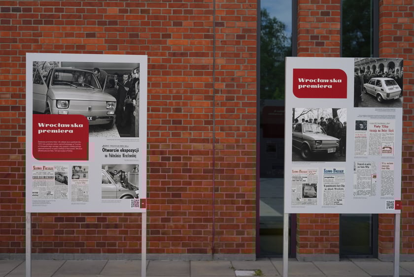 Zlot zabytkowych maluchów w CH Zajezdnia we Wrocławiu