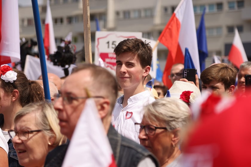 Wiec Donalda Tuska we Wrocławiu