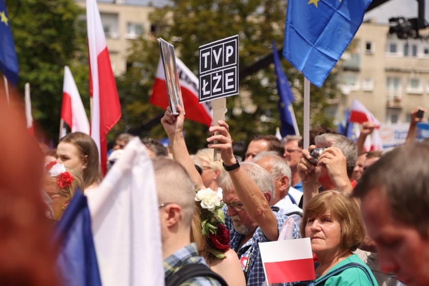 Wiec Donalda Tuska we Wrocławiu