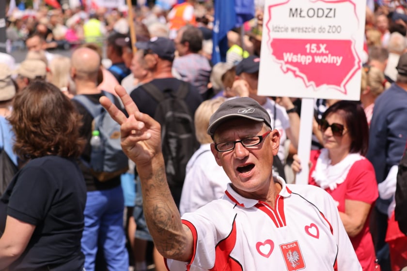 Wiec Donalda Tuska we Wrocławiu