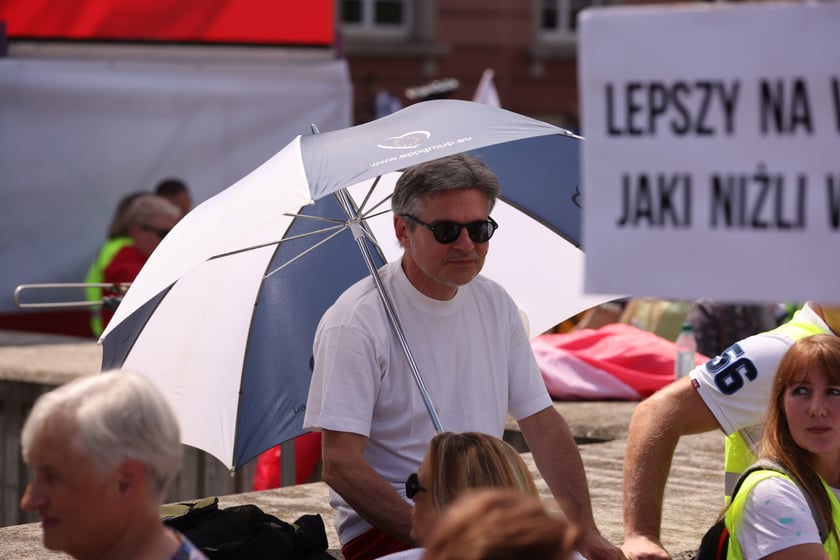 Wiec Donalda Tuska we Wrocławiu