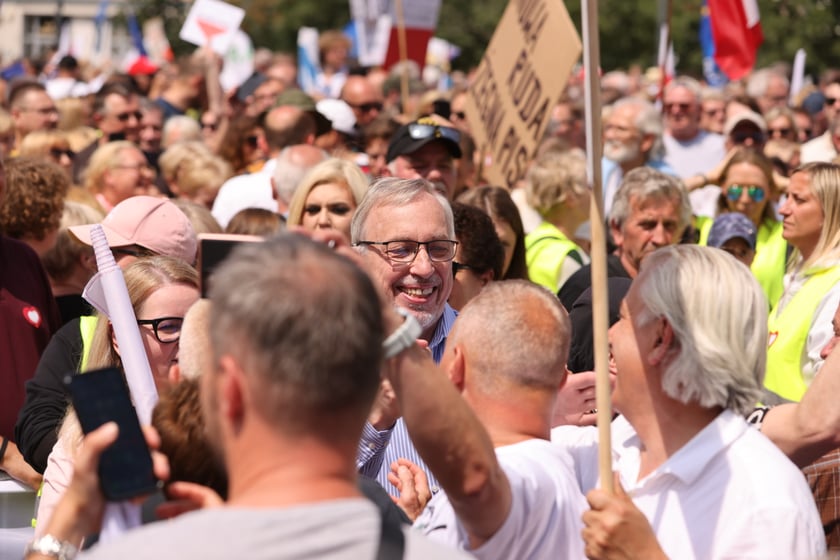 Wiec Donalda Tuska we Wrocławiu