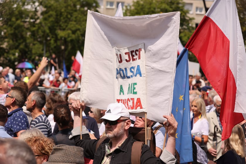 Wiec Donalda Tuska we Wrocławiu