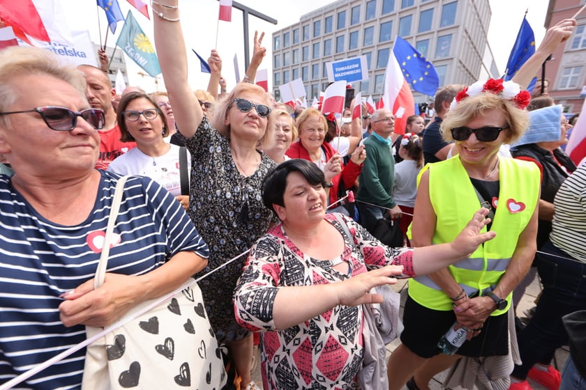 Wiec Donalda Tuska we Wrocławiu