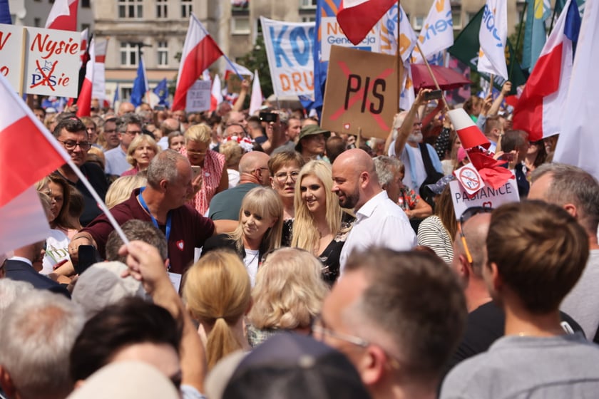 Wiec Donalda Tuska we Wrocławiu
