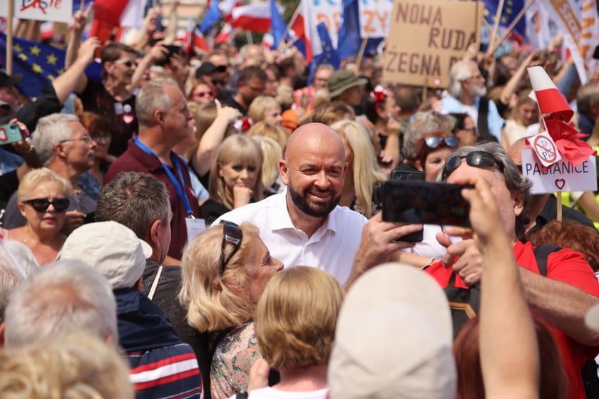 Wiec Donalda Tuska we Wrocławiu