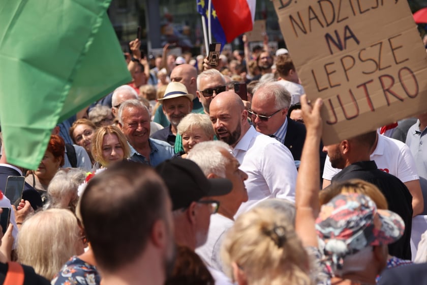 Wiec Donalda Tuska we Wrocławiu