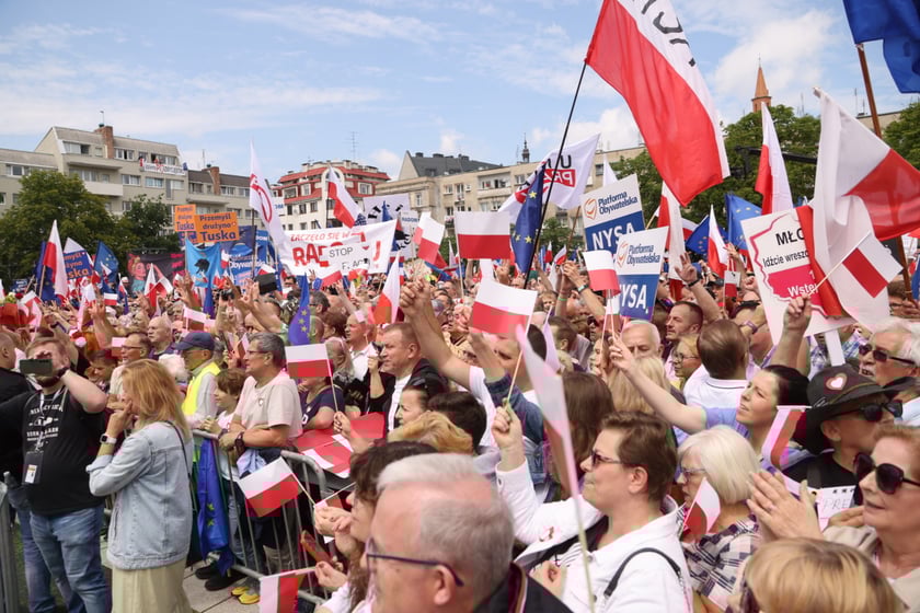 Donald Tusk we Wrocławiu