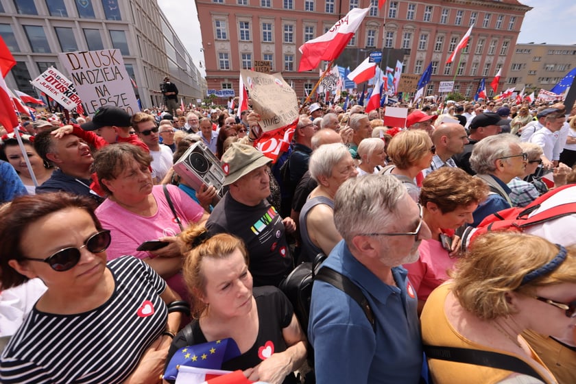 Donald Tusk we Wrocławiu