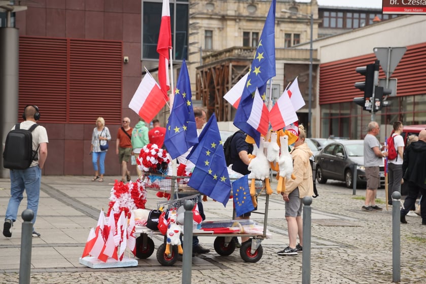 Wiec Donalda Tuska we Wrocławiu na Nowym Targu