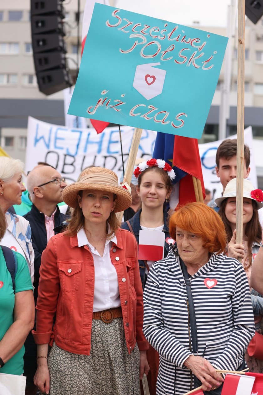 Wiec Donalda Tuska we Wrocławiu na Nowym Targu