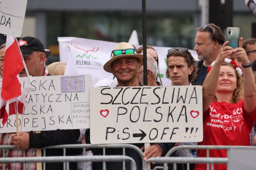 Wiec Donalda Tuska we Wrocławiu na Nowym Targu