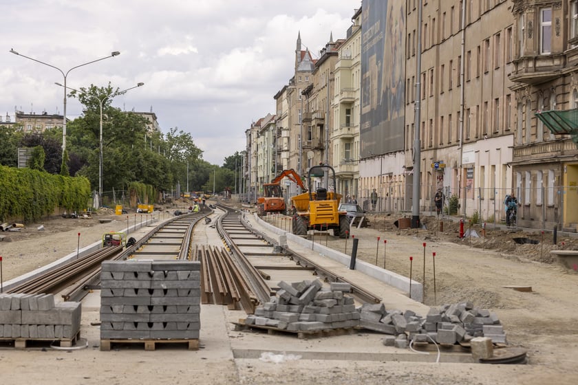 Przebudowa ulicy Pomorskiej i placu Staszica - czerwiec 2023 r.