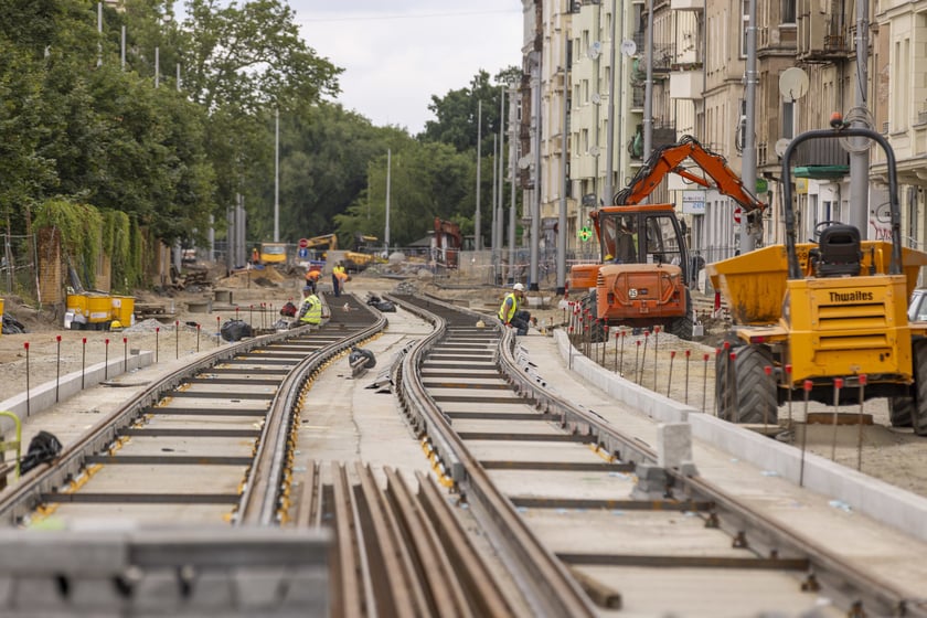 Przebudowa ulicy Pomorskiej i placu Staszica - czerwiec 2023 r.