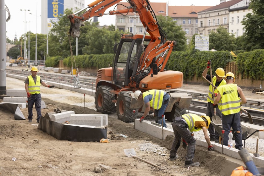 Przebudowa ulicy Pomorskiej i placu Staszica - czerwiec 2023 r.