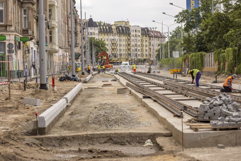 Przebudowa ulicy Pomorskiej i placu Staszica - czerwiec 2023 r.