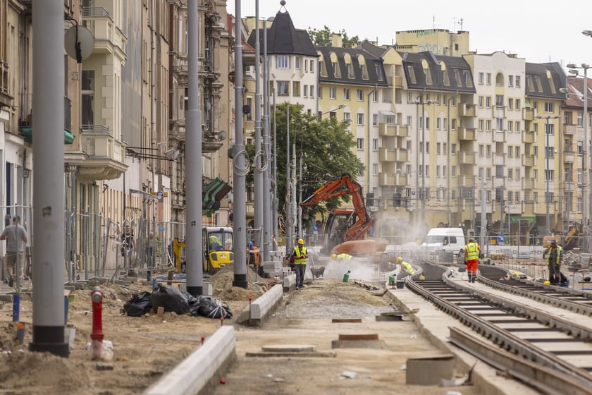 Przebudowa ulicy Pomorskiej i placu Staszica - czerwiec 2023 r.