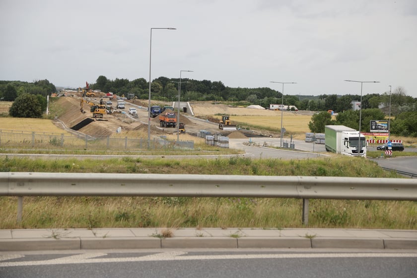 Budowa Osi Zachodniej we Wrocławiu, przełom czerwca i lipca 2023 roku