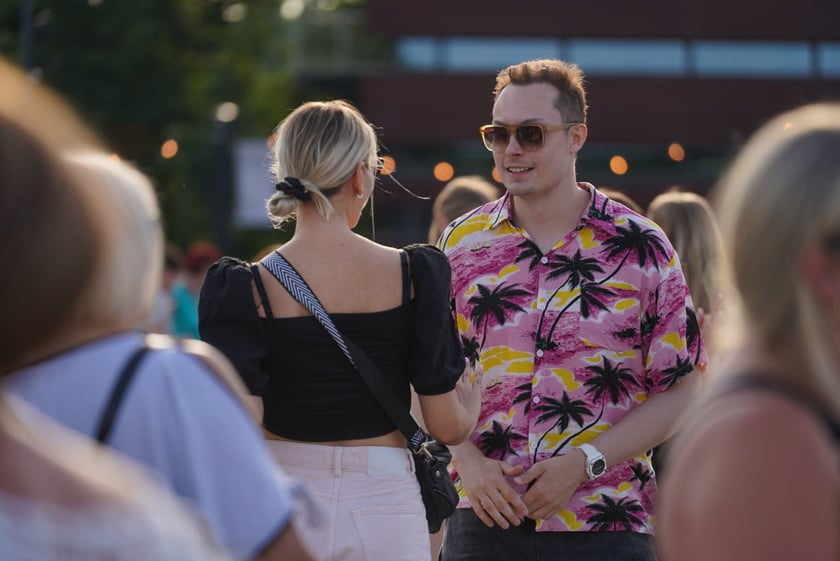 Uczestnicy potańcówki na pl. Wolności w sobotę 8 lipca