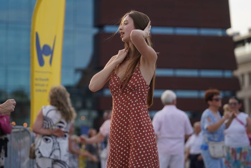 Uczestnicy potańcówki na pl. Wolności w sobotę 8 lipca