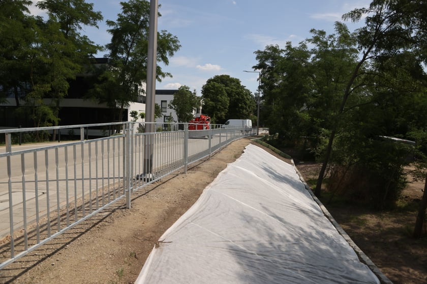 Ślęzoujście w modernizacji, lipiec 2023