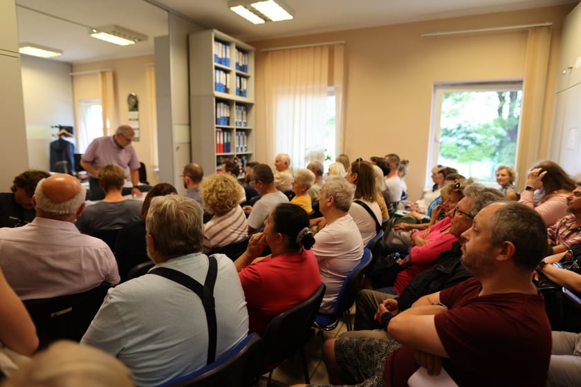 Spotkanie mieszkańców Trzonolinowca z zarządcą