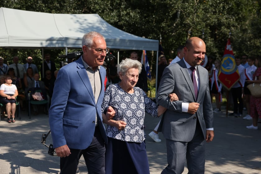 Ponowne odsłonięcie pomnika robotników przymusowych, przeniesionego w historyczną lokalizację. Wrocław 11 września 2023