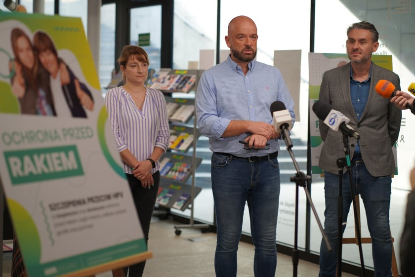 Konferencja prezentująca kampanię społeczną o HPV, 14 października 2023