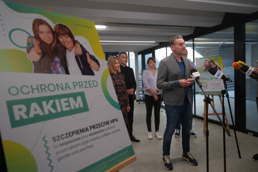 Konferencja prezentująca kampanię społeczną o HPV, 14 października 2023