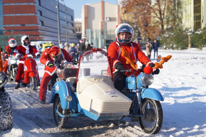 Moto Mikołaje we Wrocławiu