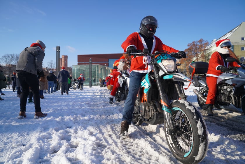 Moto Mikołaje we Wrocławiu