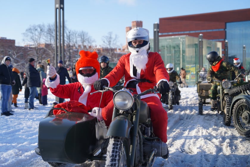 Moto Mikołaje we Wrocławiu