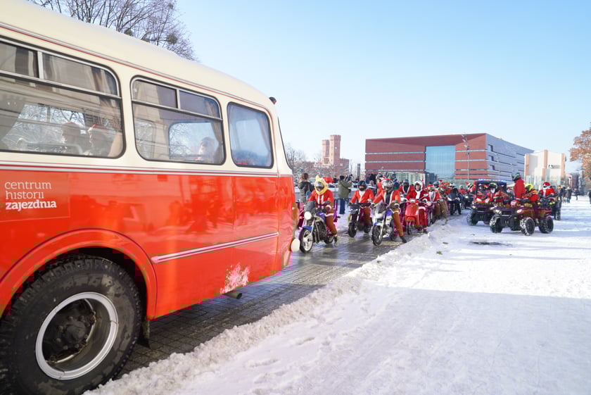 Moto Mikołaje we Wrocławiu