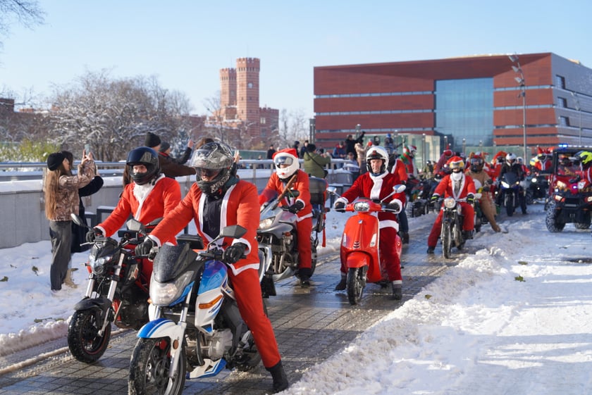 Moto Mikołaje we Wrocławiu