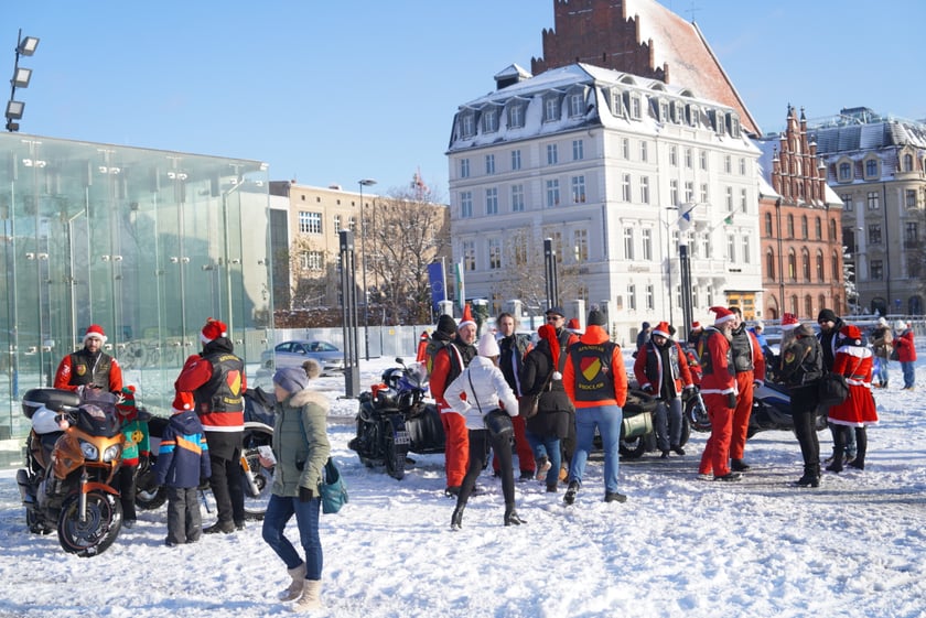Moto Mikołaje we Wrocławiu