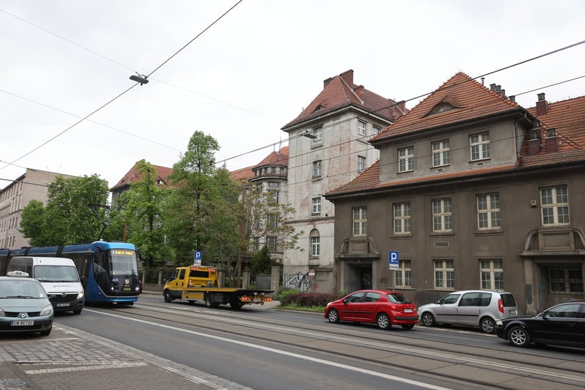 Budynki poszpitalne przy Traugutta w 2024 roku