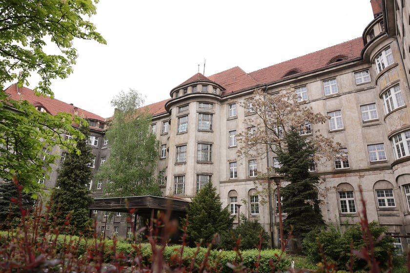 Budynki poszpitalne przy Traugutta w 2024 roku