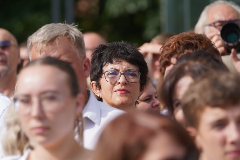 Promocja oficerska na placu Wolności we Wrocławiu