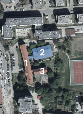 Wizualizacja rozbudowy SP 9 przy ul. Nyskiej