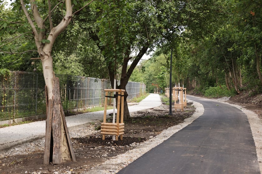 Promenada Krzycka w budowie w lipcu 2024