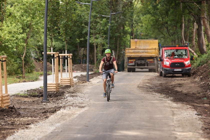 Promenada Krzycka w budowie w lipcu 2024