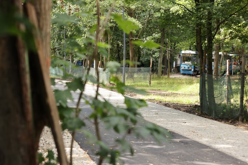 Promenada Krzycka w budowie w lipcu 2024