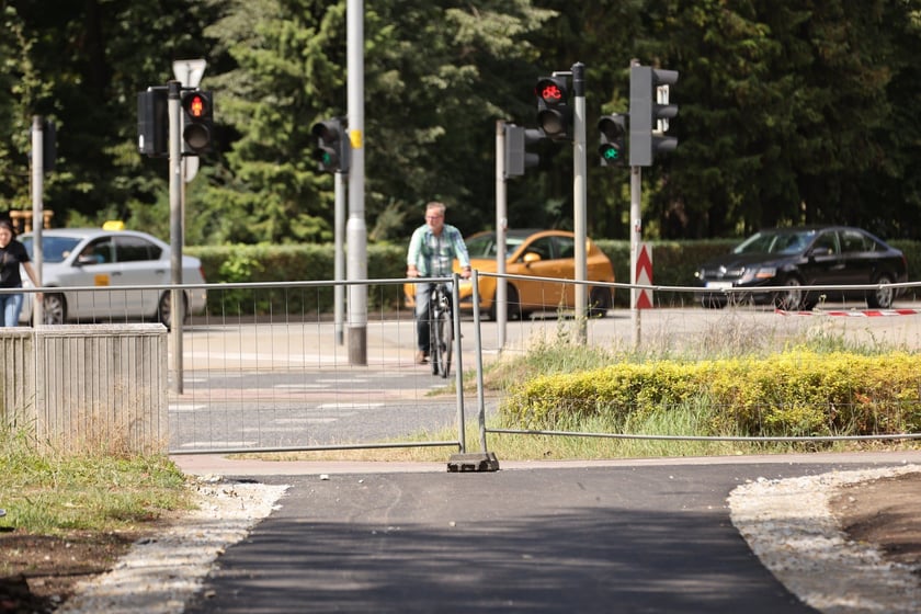 Promenada Krzycka w budowie w lipcu 2024