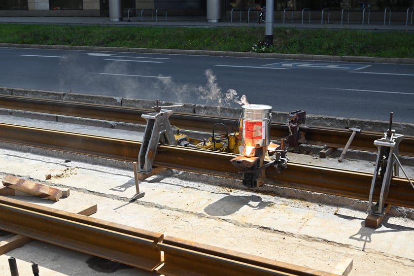 Remont torowiska na ul. Powstańc&oacute;w Śląskich