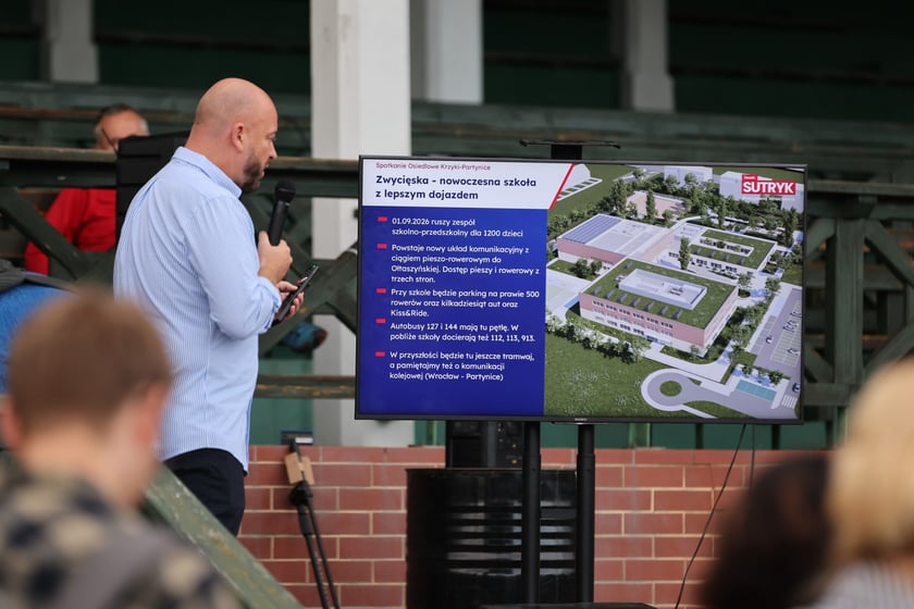 Spotkanie prezydenta z mieszkańcami na Partynicach [ZDJĘCIA]