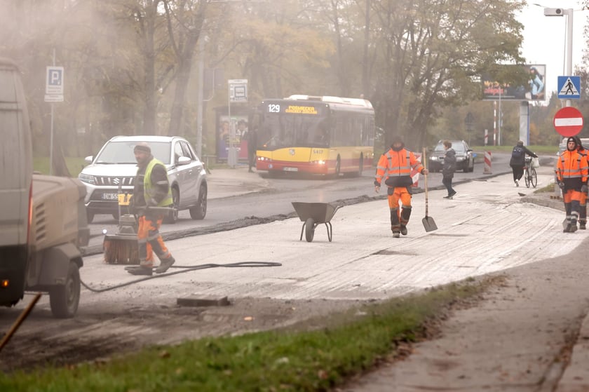 Ulica Balonowa na Gądowie w remoncie