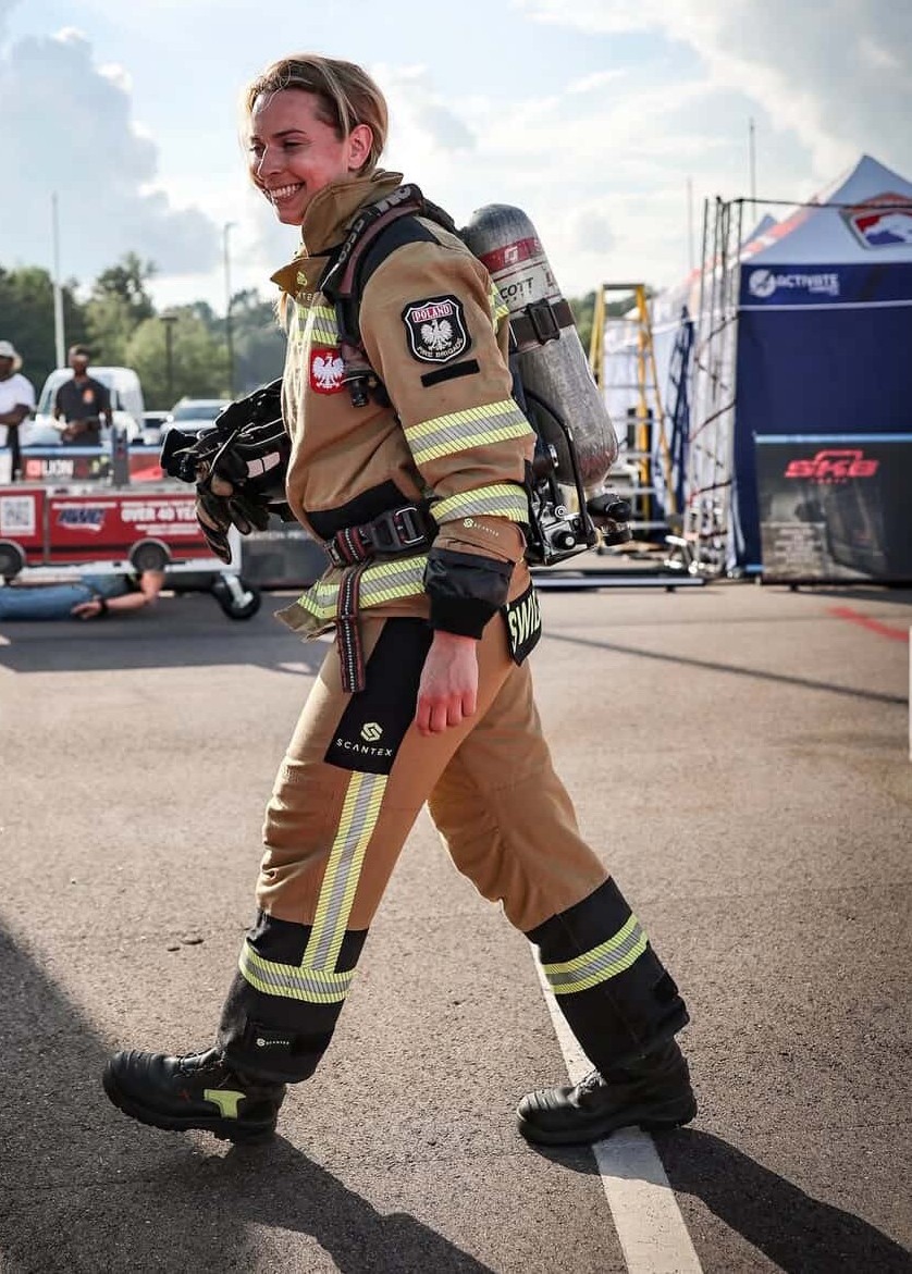 Beata Świderska i zawody strażaków