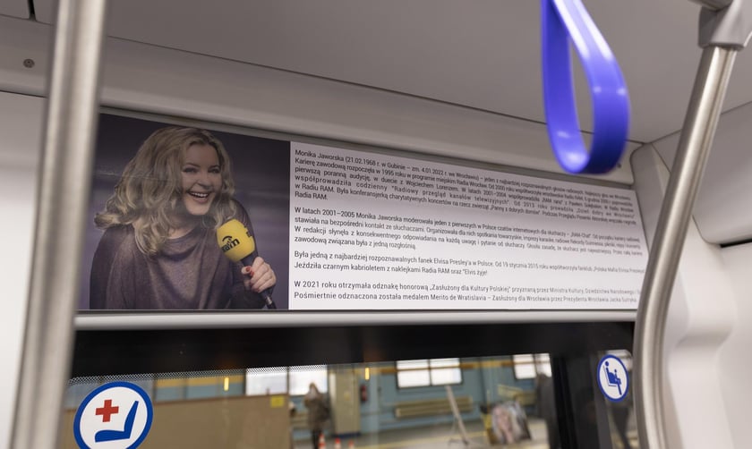 Uroczystość nadania imienia Moniki Jaworskiej tramwajowi wrocławskiego MPK