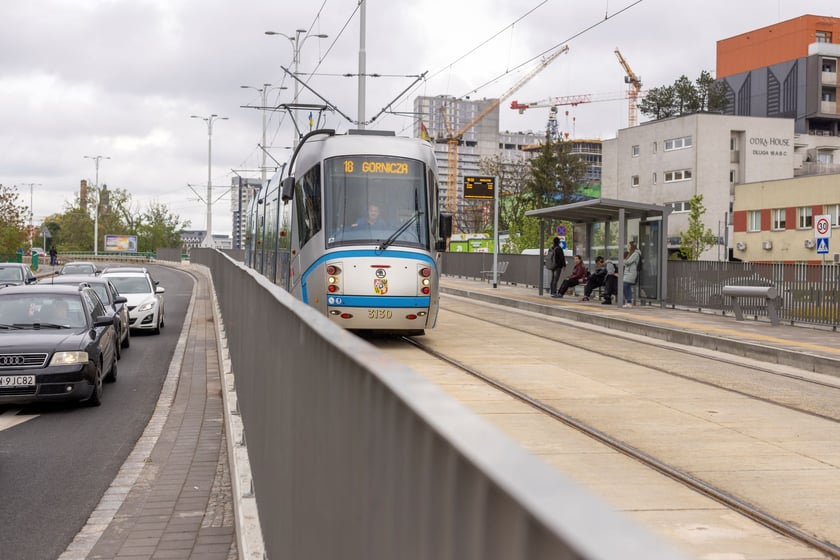 Przystanki na nowej trasie tramwajowej przez Szczepin i Popowice.