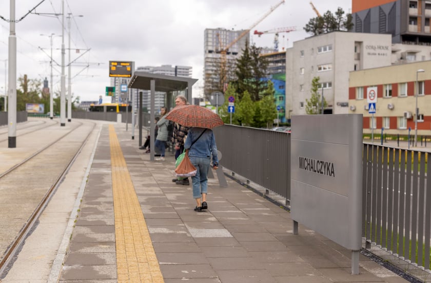 Przystanki na nowej trasie tramwajowej przez Szczepin i Popowice.
